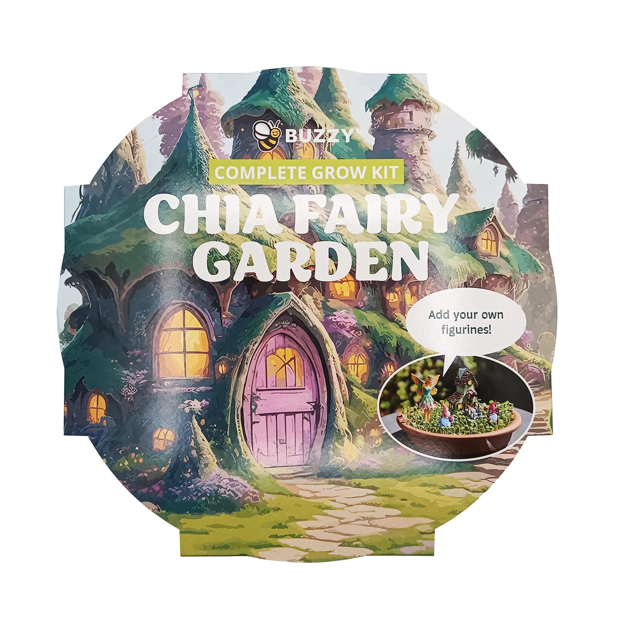 Buzzy® Chia Fairy Garden Complete Grow Kit